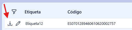 Botón de descarga de fichero Inbox