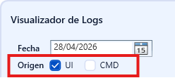 Filtro de origen