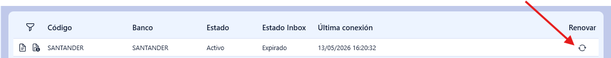 Renovar acceso