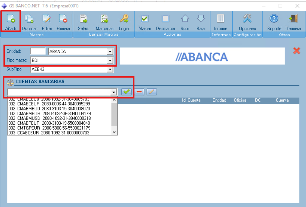 Integración N43 automática